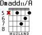 Dmadd11/A for guitar - option 10