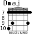 Dmaj for guitar - option 5