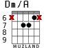 Dm/A for guitar - option 6