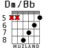 Dm/Bb for guitar - option 4
