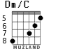 Dm/C for guitar - option 3