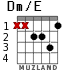 Dm/E for guitar - option 2