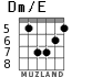 Dm/E for guitar - option 6
