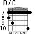 D/C for guitar - option 4