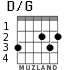 D/G for guitar - option 1