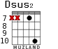 Dsus2 for guitar - option 5