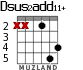 Dsus2add11+ for guitar - option 1