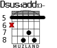 Dsus4add13- for guitar - option 2