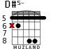 D#5- for guitar - option 5