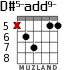 D#5-add9- for guitar - option 3