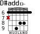 D#add13- for guitar - option 4