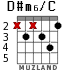 D#m6/C for guitar - option 2