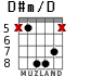 D#m/D for guitar - option 2