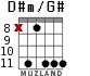 D#m/G# for guitar - option 3