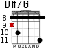 D#/G for guitar - option 6