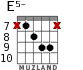 E5- for guitar - option 2