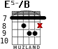 E5-/B for guitar - option 2