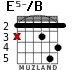 E5-/B for guitar - option 3