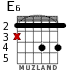 E6 for guitar - option 3