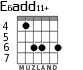 E6add11+ for guitar - option 4