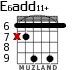 E6add11+ for guitar - option 5