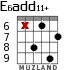 E6add11+ for guitar - option 7