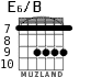 E6/B for guitar - option 5