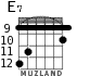 E7 for guitar - option 8