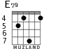 E79 for guitar - option 5