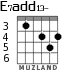 E7add13- for guitar - option 5