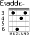 E7add13- for guitar - option 6