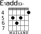 E7add13- for guitar - option 7