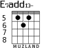 E7add13- for guitar - option 8