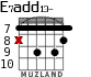 E7add13- for guitar - option 9