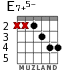 E7+5- for guitar - option 1