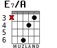 E7/A for guitar - option 3