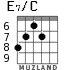 E7/C for guitar - option 5