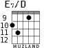 E7/D for guitar - option 11