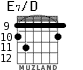 E7/D for guitar - option 12