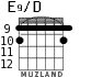 E9/D for guitar - option 3