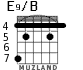 E9/B for guitar - option 2