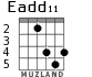Eadd11 for guitar - option 3