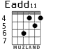 Eadd11 for guitar - option 5