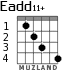 Eadd11+ for guitar - option 2