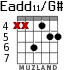 Eadd11/G# for guitar - option 5