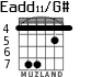 Eadd11/G# for guitar - option 9
