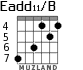 Eadd11/B for guitar - option 3