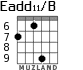 Eadd11/B for guitar - option 4