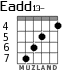 Eadd13- for guitar - option 4