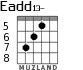 Eadd13- for guitar - option 5